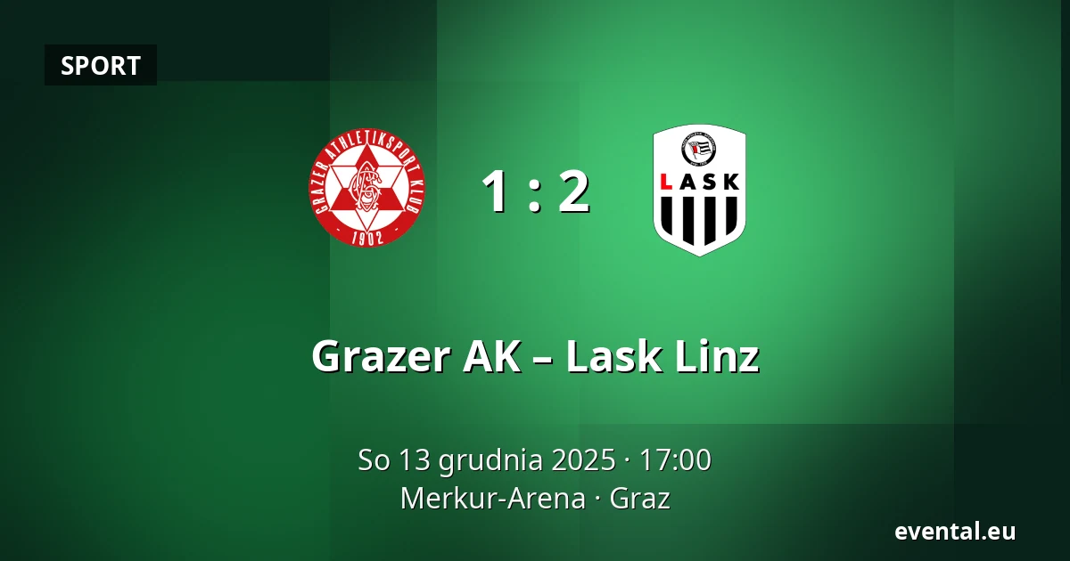 Grazer AK – Lask Linz — Merkur-Arena, Graz