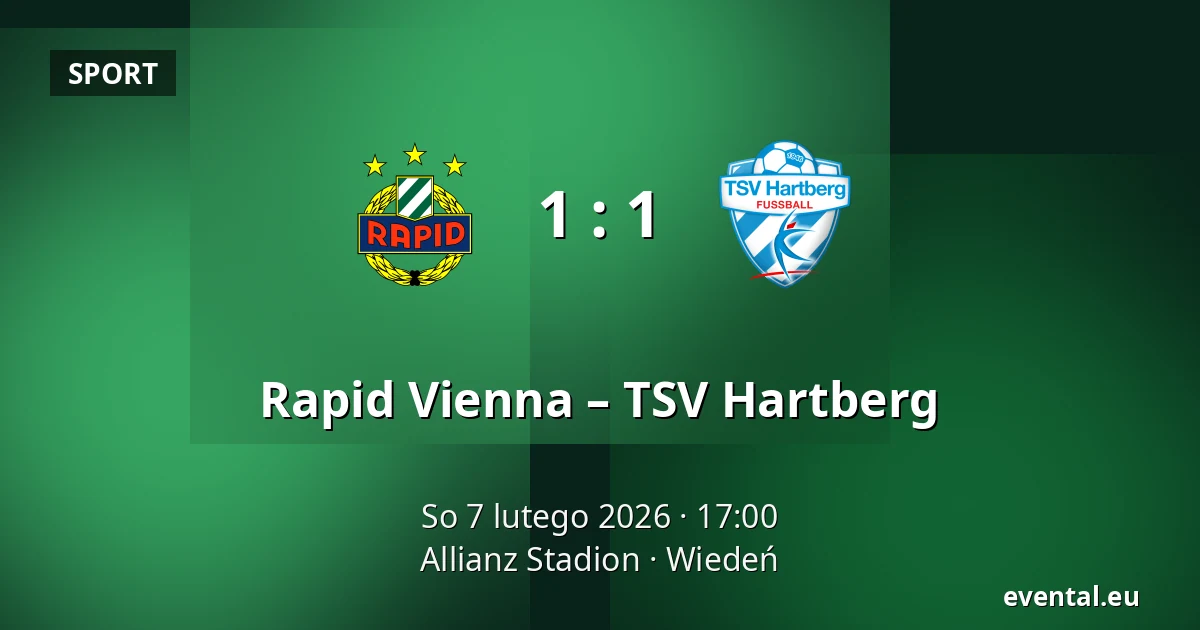 Rapid Vienna – TSV Hartberg — Allianz Stadion, Wiedeń