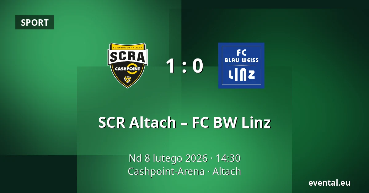 SCR Altach – FC BW Linz — Cashpoint-Arena, Altach