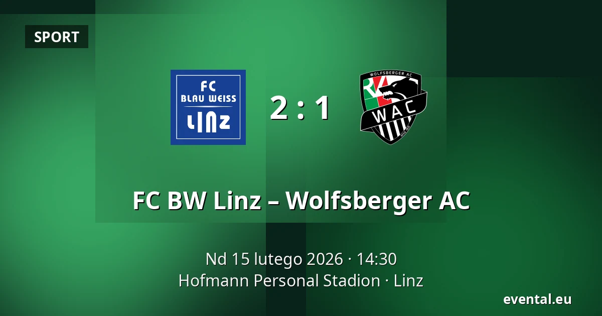 FC BW Linz – Wolfsberger AC — Hofmann Personal Stadion, Linz