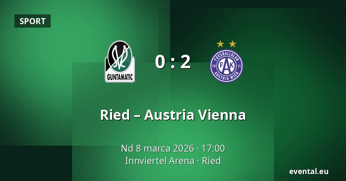 Ried – Austria Vienna — Innviertel Arena, Ried