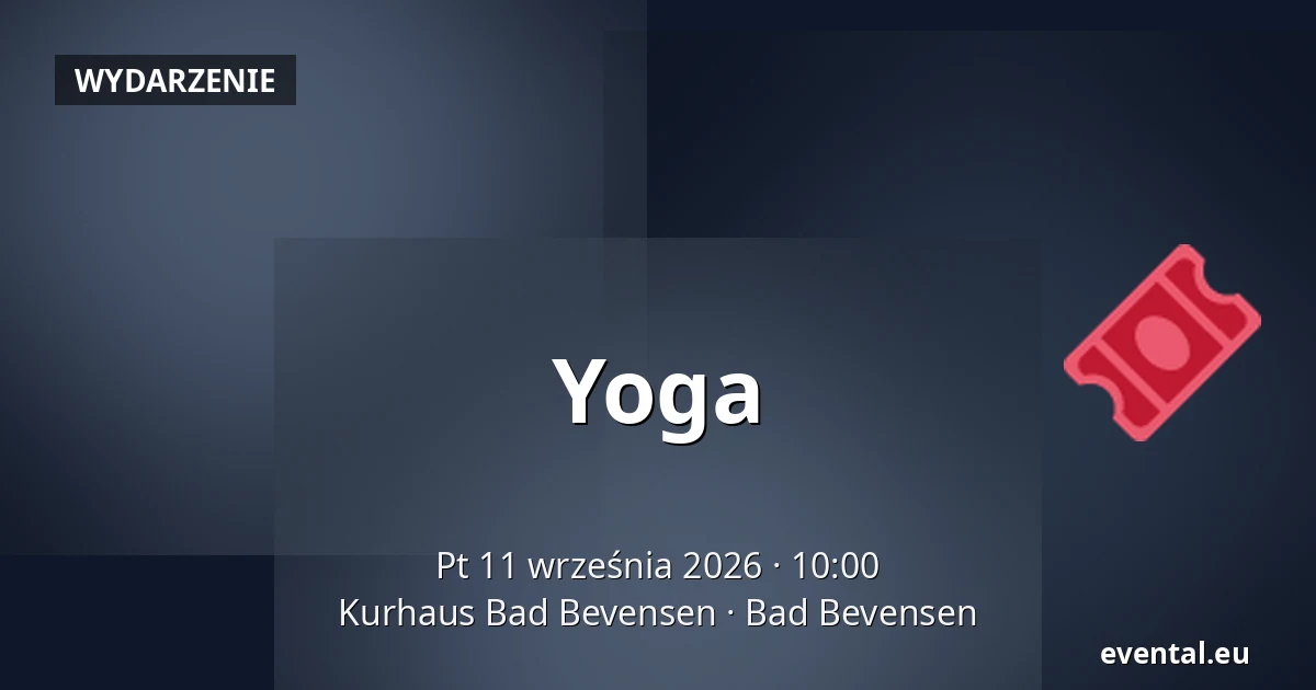 Yoga — Kurhaus Bad Bevensen, Bad Bevensen