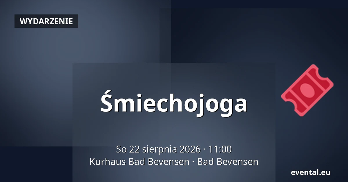 Śmiechojoga — Kurhaus Bad Bevensen, Bad Bevensen