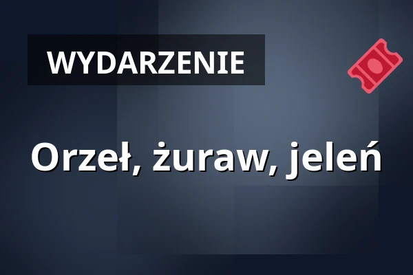 Orzeł, żuraw, jeleń — Haus des Gastes Waren (Müritz), Waren