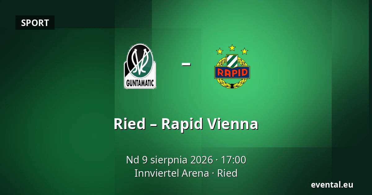 Ried – Rapid Vienna — Innviertel Arena, Ried