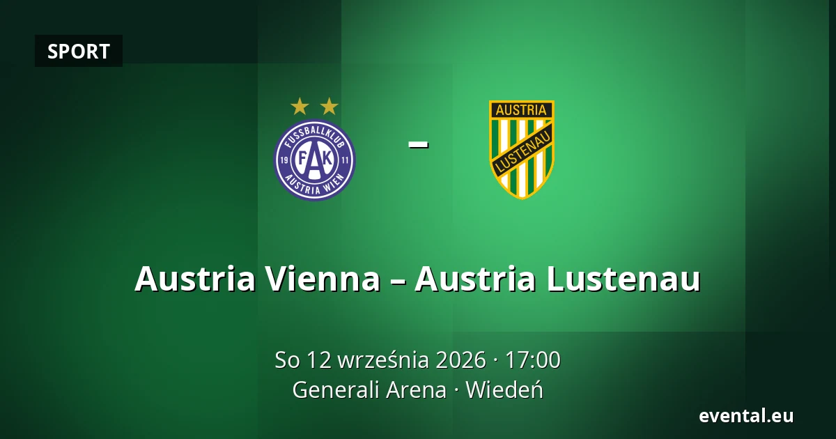 Austria Wiedeń - Austria Lustenau — Generali Arena, Wiedeń