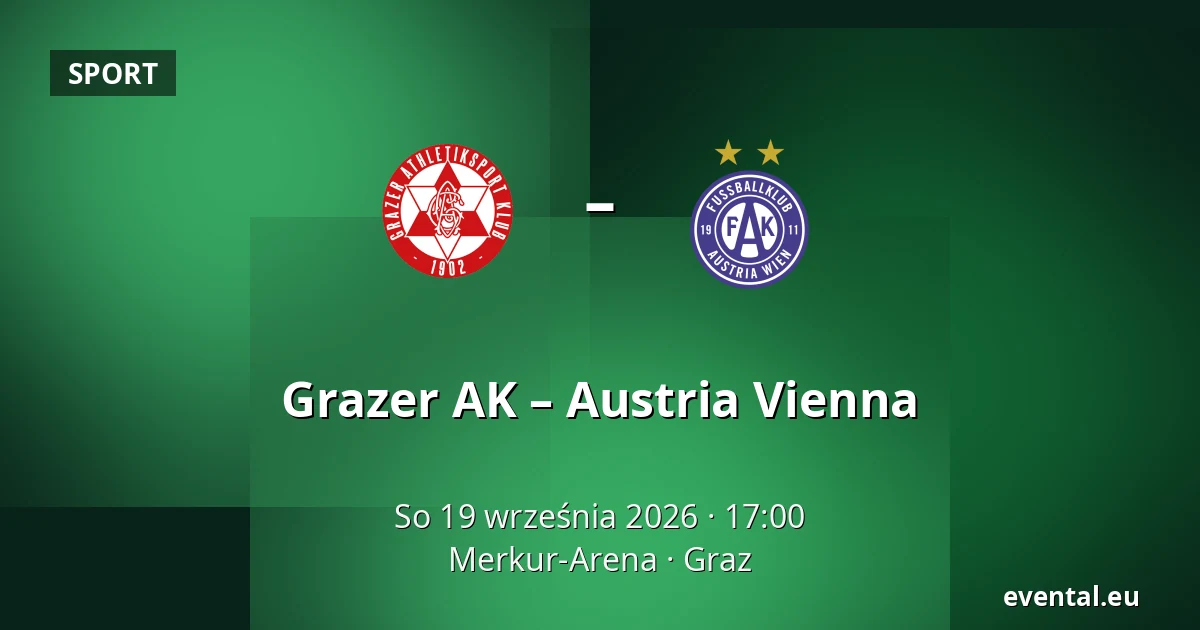Grazer AK – Austria Vienna — Merkur-Arena, Graz