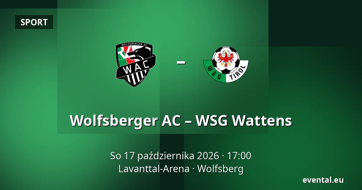 Wolfsberger AC – WSG Wattens — Lavanttal-Arena, Wolfsberg