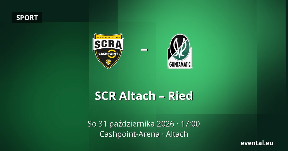 SCR Altach – Ried — Cashpoint-Arena, Altach