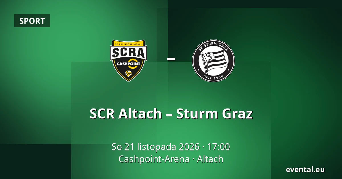 SCR Altach – Sturm Graz — Cashpoint-Arena, Altach