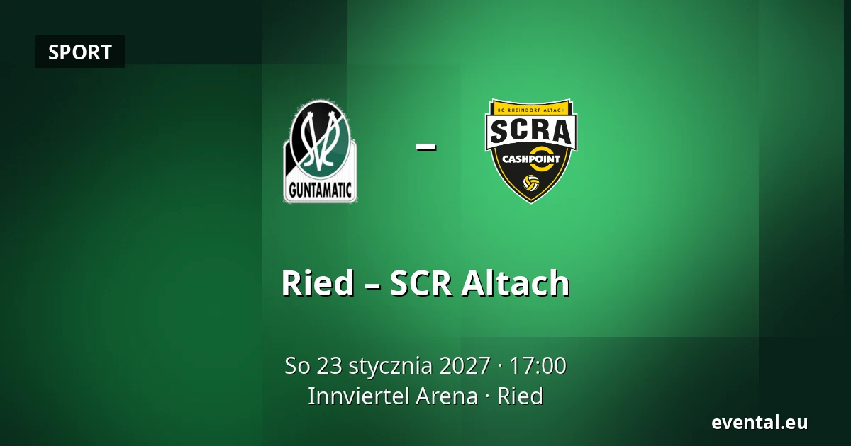 Ried – SCR Altach — Innviertel Arena, Ried