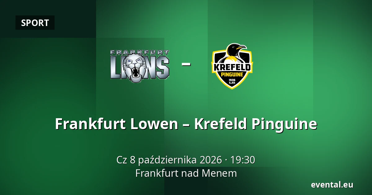 Frankfurt Lowen – Krefeld Pinguine — Frankfurt nad Menem
