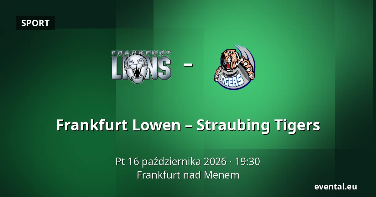 Frankfurt Lowen – Straubing Tigers — Frankfurt nad Menem