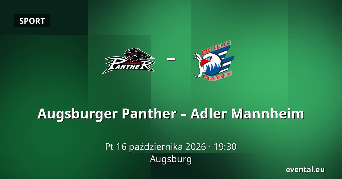 Augsburger Panther – Adler Mannheim — Augsburg