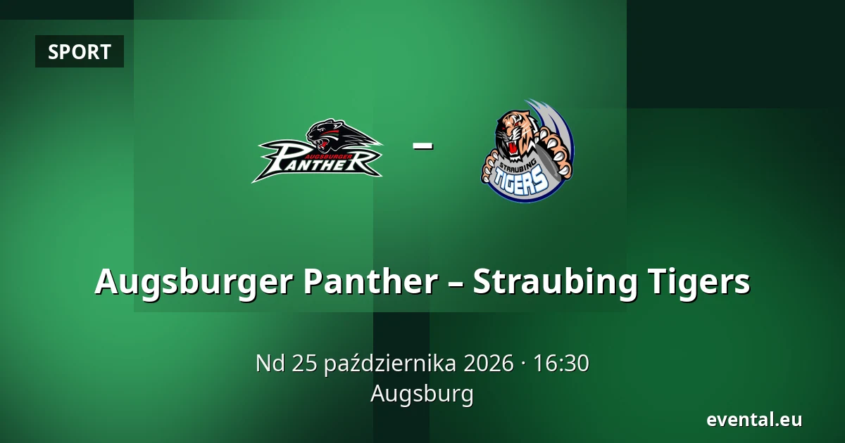 Augsburger Panther – Straubing Tigers — Augsburg