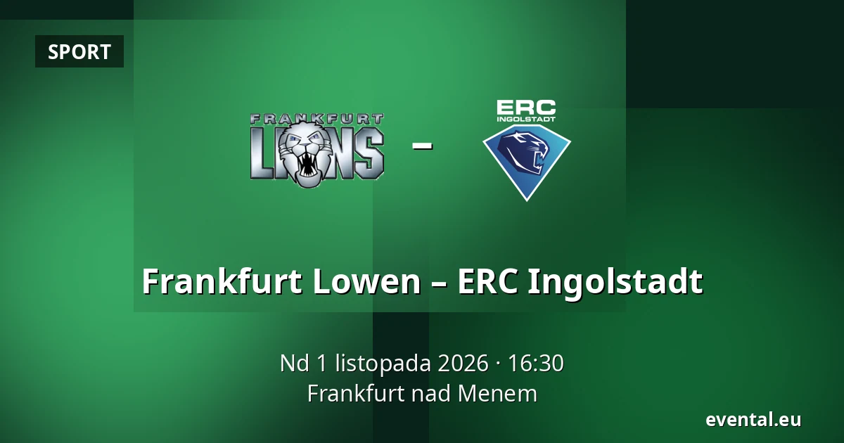 Frankfurt Lowen – ERC Ingolstadt — Frankfurt nad Menem