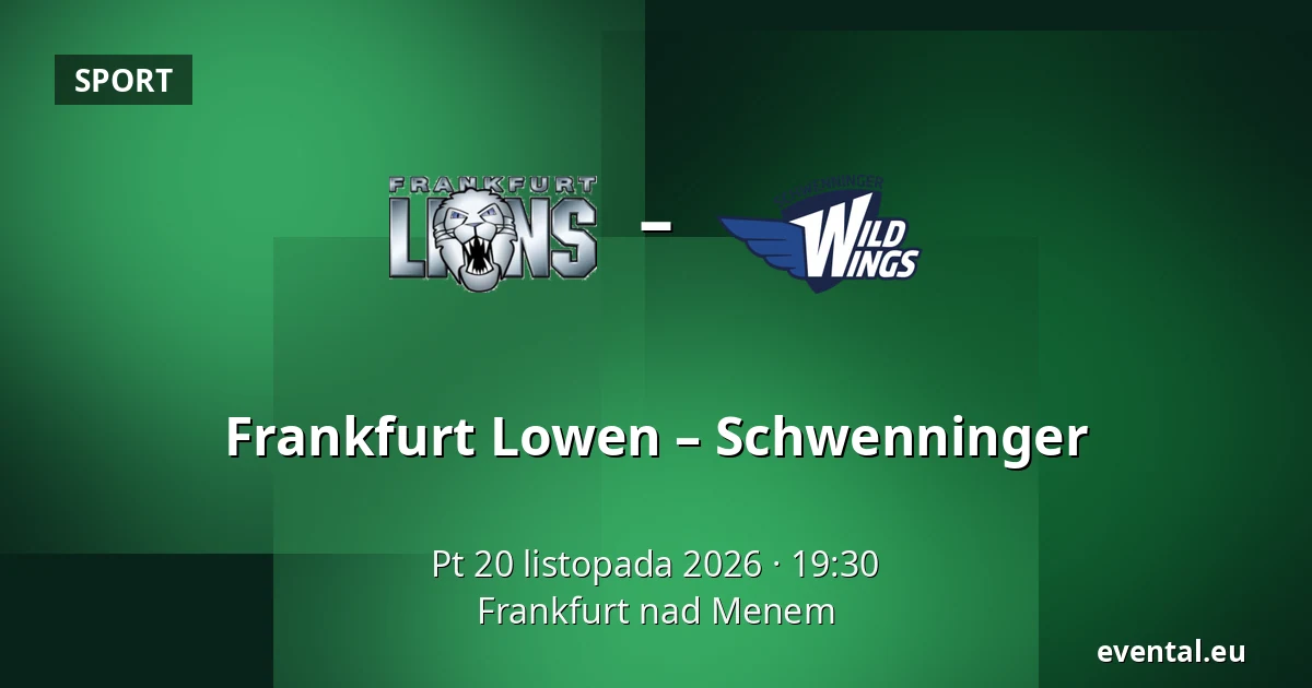 Frankfurt Lowen – Schwenninger — Frankfurt nad Menem