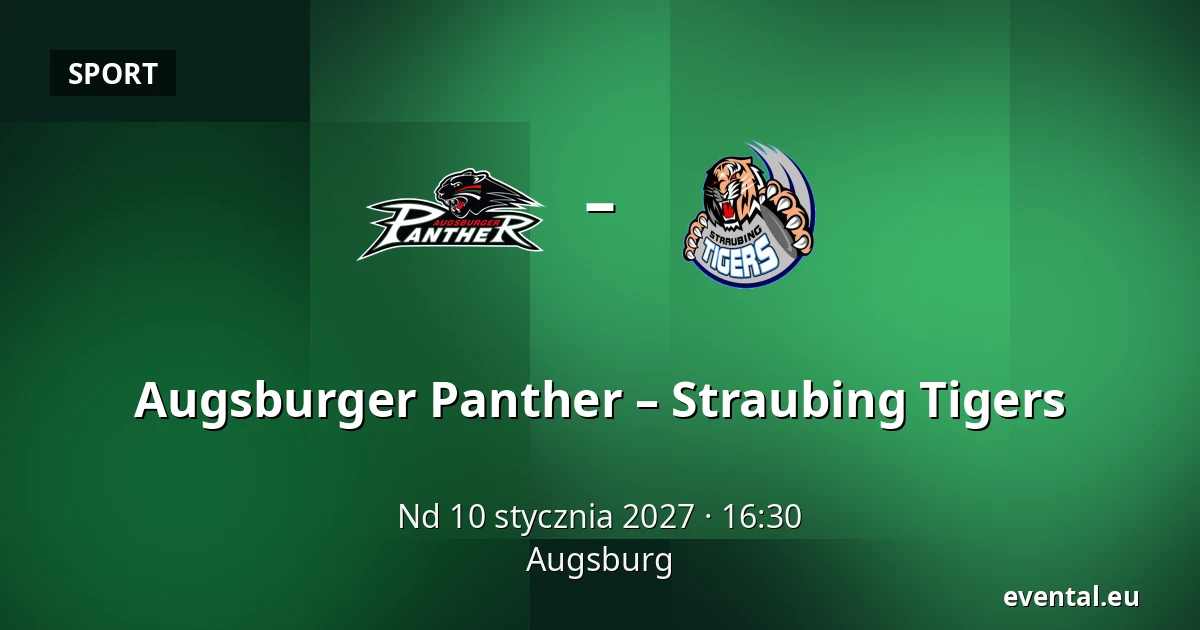 Augsburger Panther – Straubing Tigers — Augsburg