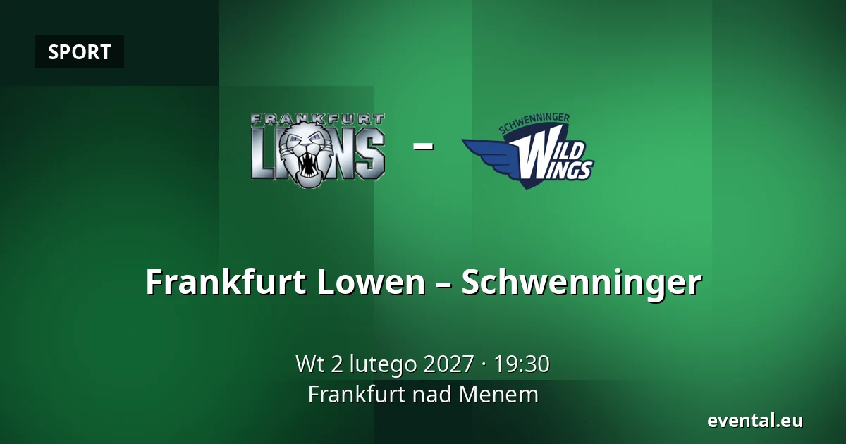 Frankfurt Lowen – Schwenninger — Frankfurt nad Menem