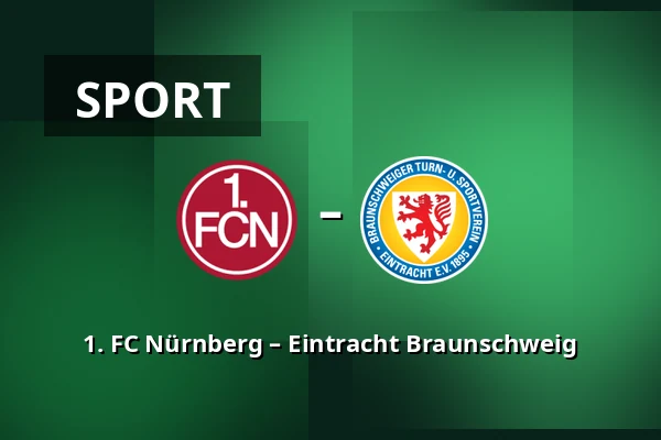 1. FC Nürnberg – Eintracht Braunschweig — Max-Morlock-Stadion, Norymberga