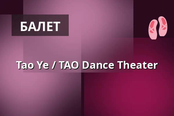 Tao Ye / TAO Dance Theater — Volkstheater Wien, Вена