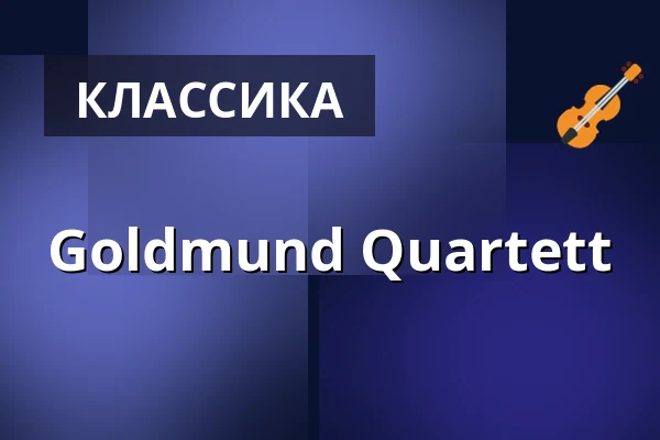 Goldmund Quartett — Bürgersaal Stadtbergen, Stadtbergen