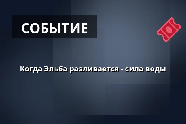 Когда Эльба разливается - сила воды — Altonaer Fischauktionshalle, Гамбург