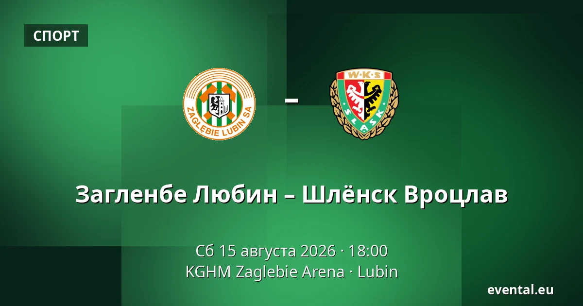 Загленбе Любин – Шлёнск Вроцлав — KGHM Zaglebie Arena, Lubin