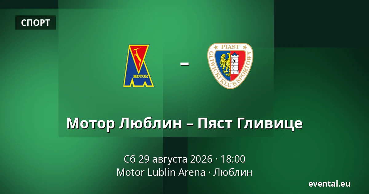 Мотор Люблин – Пяст Гливице — Motor Lublin Arena, Люблин