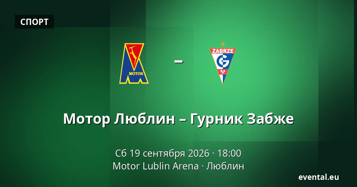 Мотор Люблин – Гурник Забже — Motor Lublin Arena, Люблин