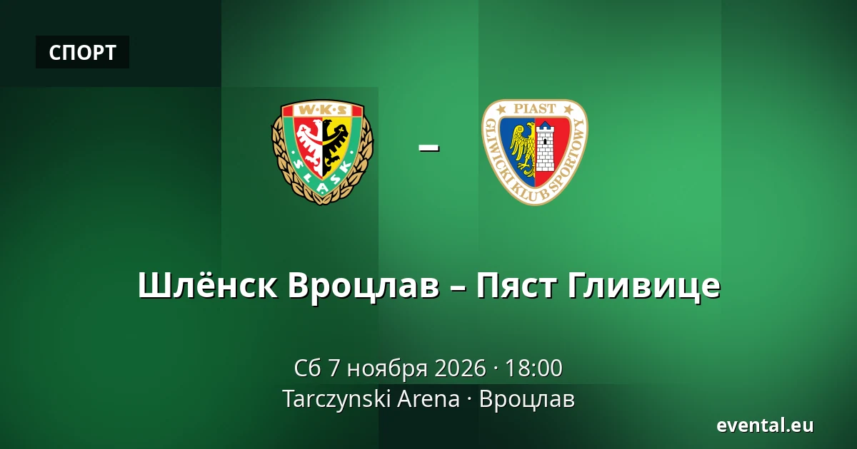 Шлёнск Вроцлав – Пяст Гливице — Tarczynski Arena, Вроцлав