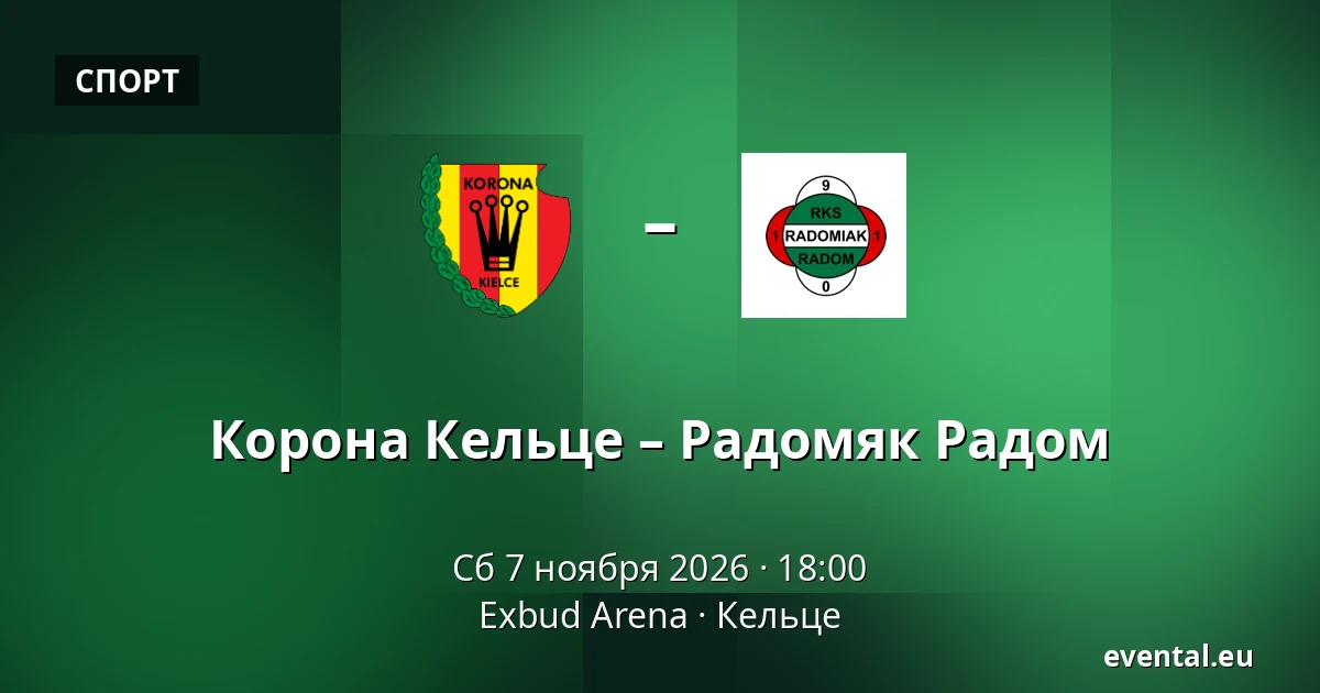 Корона Кельце – Радомяк Радом — Exbud Arena, Кельце