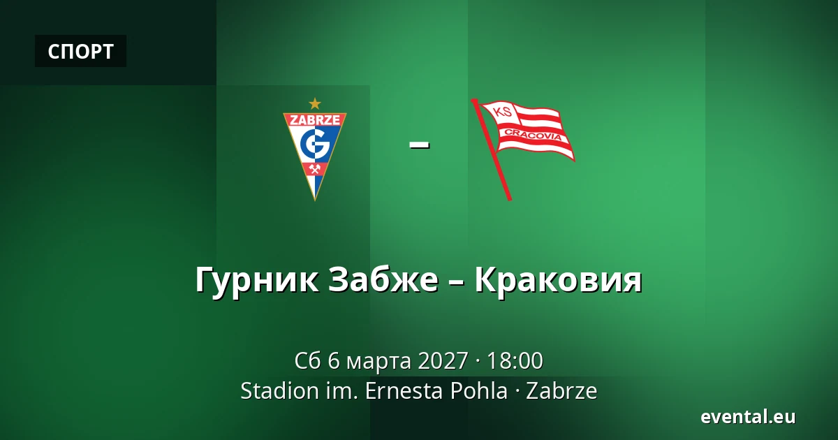 Гурник Забже – Краковия — Stadion im. Ernesta Pohla, Zabrze