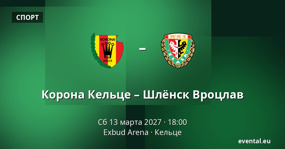 Корона Кельце – Шлёнск Вроцлав — Exbud Arena, Кельце