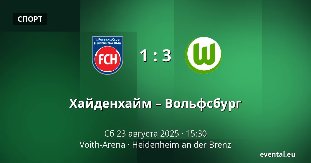 Хайденхайм – Вольфсбург — Voith-Arena, Heidenheim an der Brenz