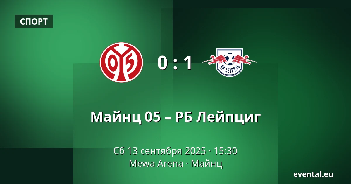 Майнц 05 – РБ Лейпциг — Mewa Arena, Майнц