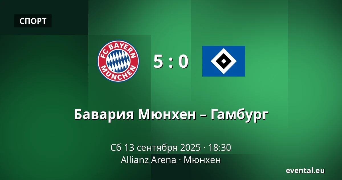 Бавария Мюнхен – Гамбург — Allianz Arena, Мюнхен