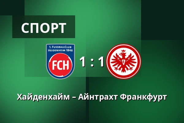 Хайденхайм – Айнтрахт Франкфурт — Voith-Arena, Heidenheim an der Brenz