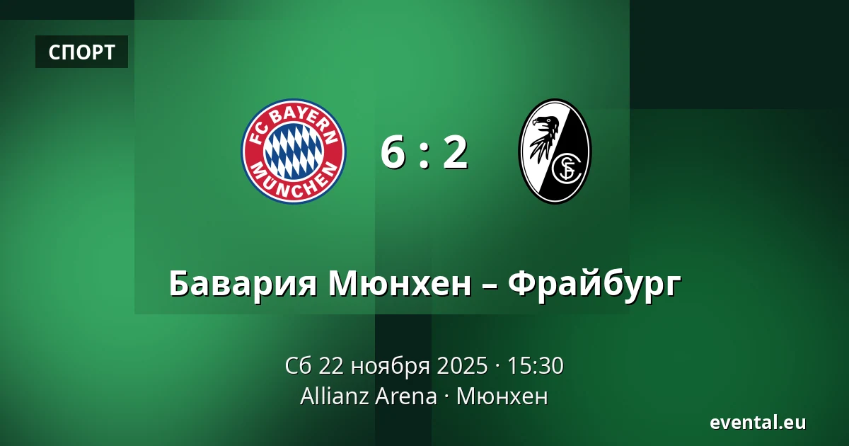 Бавария Мюнхен – Фрайбург — Allianz Arena, Мюнхен