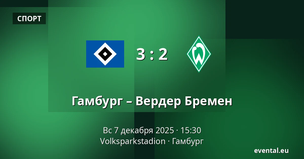 Гамбург – Вердер Бремен — Volksparkstadion, Гамбург