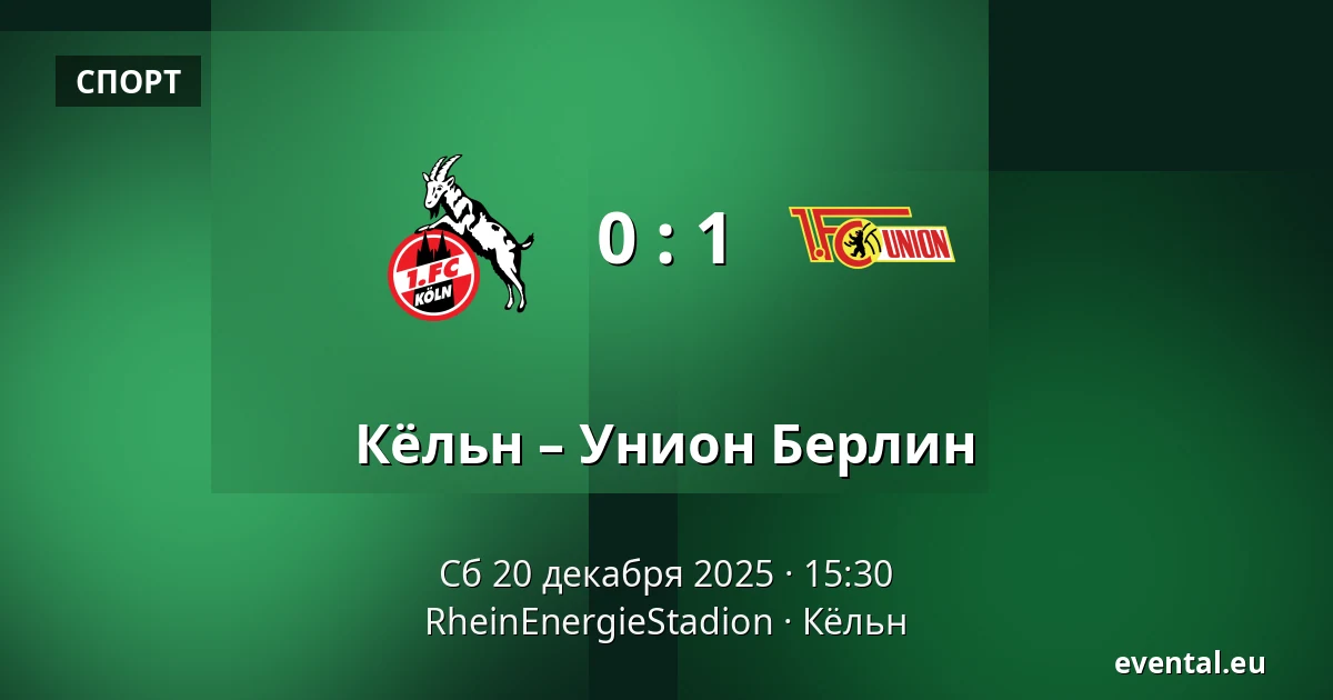 Кёльн – Унион Берлин — RheinEnergieStadion, Кёльн
