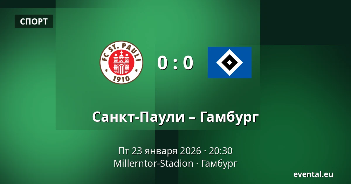 Санкт-Паули – Гамбург — Millerntor-Stadion, Гамбург