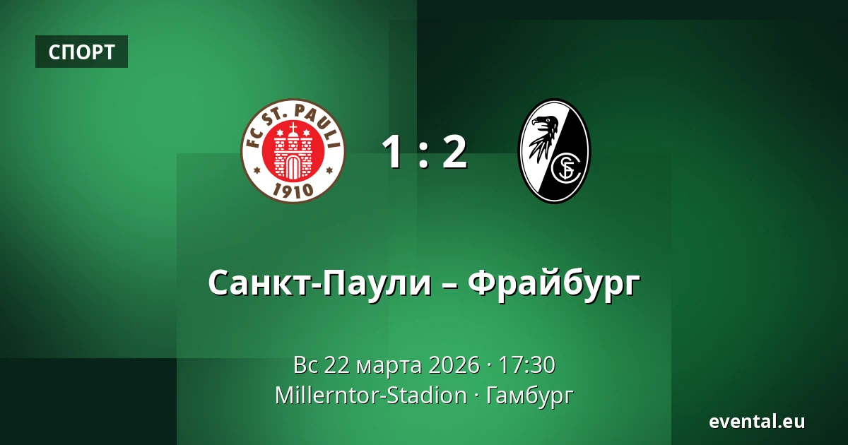Санкт-Паули – Фрайбург — Millerntor-Stadion, Гамбург