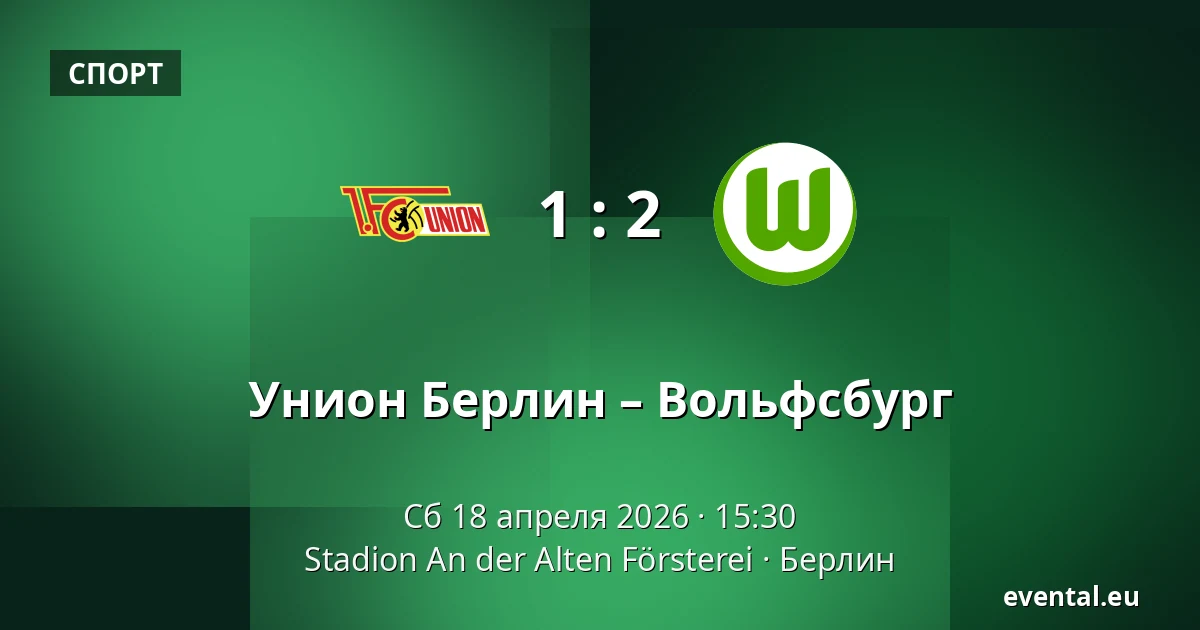 Унион Берлин – Вольфсбург — Stadion An der Alten Försterei, Берлин