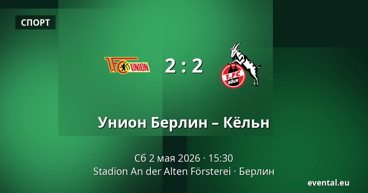 Унион Берлин – Кёльн — Stadion An der Alten Försterei, Берлин