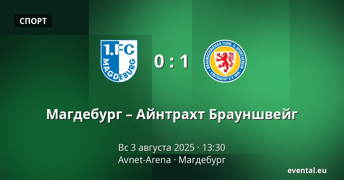 Магдебург – Айнтрахт Брауншвейг — Avnet-Arena, Магдебург