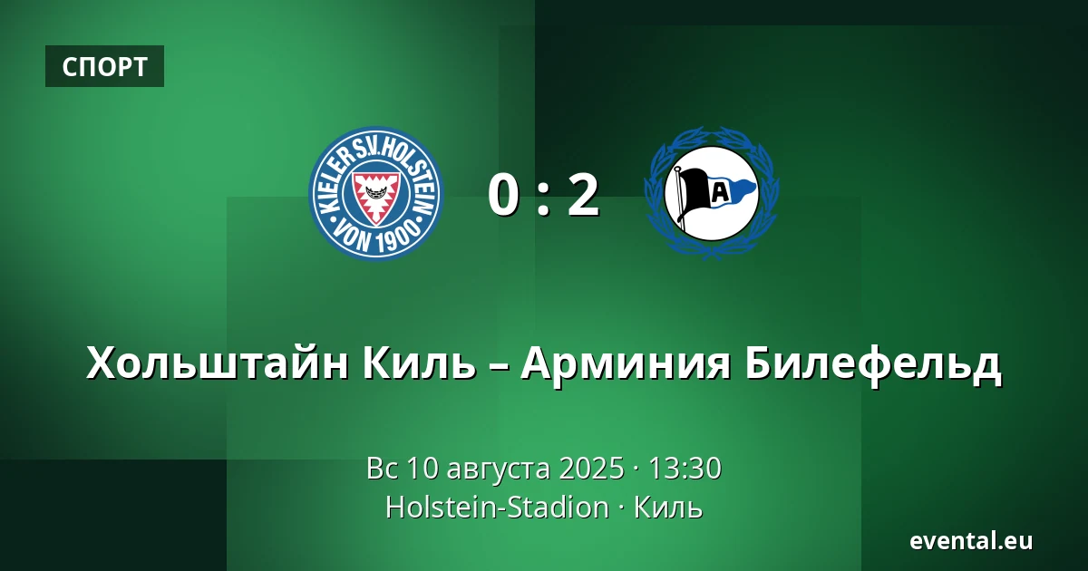 Хольштайн Киль – Арминия Билефельд — Holstein-Stadion, Киль