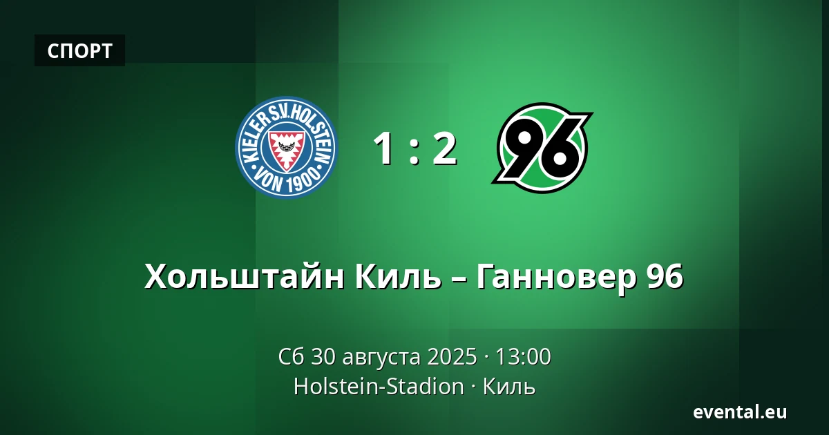 Хольштайн Киль – Ганновер 96 — Holstein-Stadion, Киль