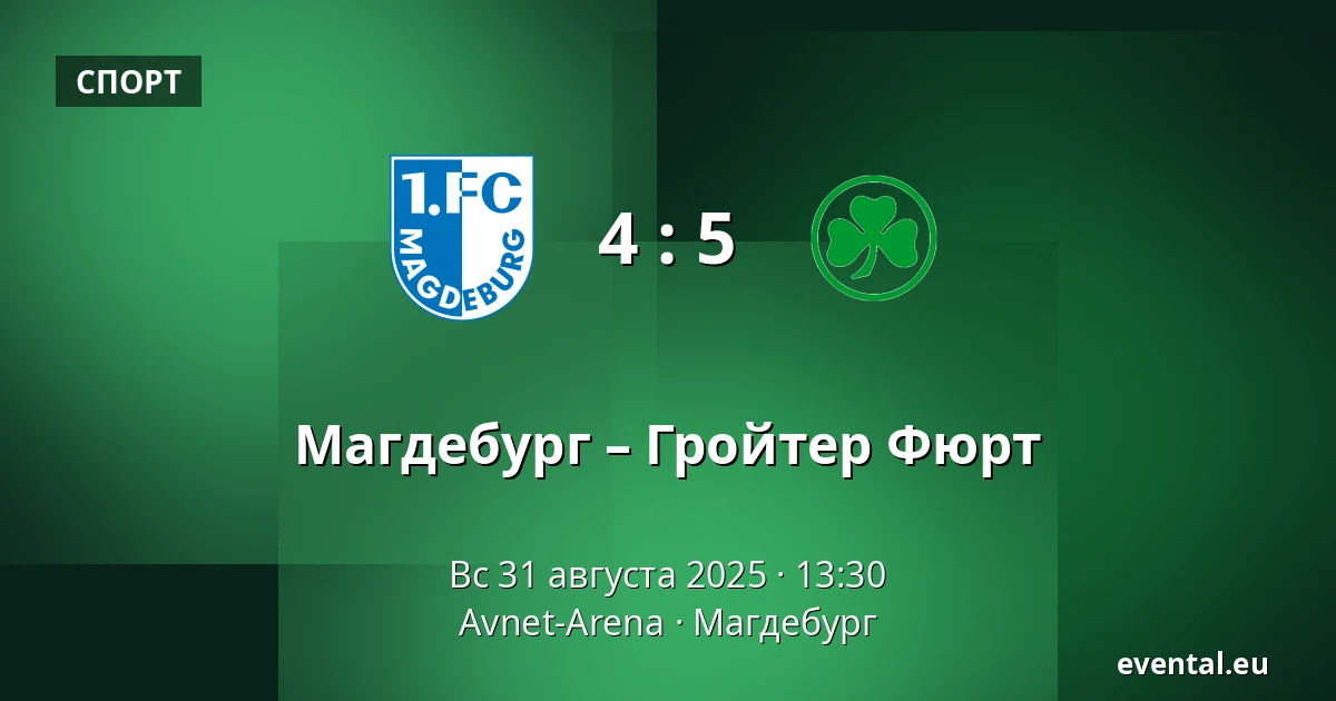 Магдебург – Гройтер Фюрт — Avnet-Arena, Магдебург