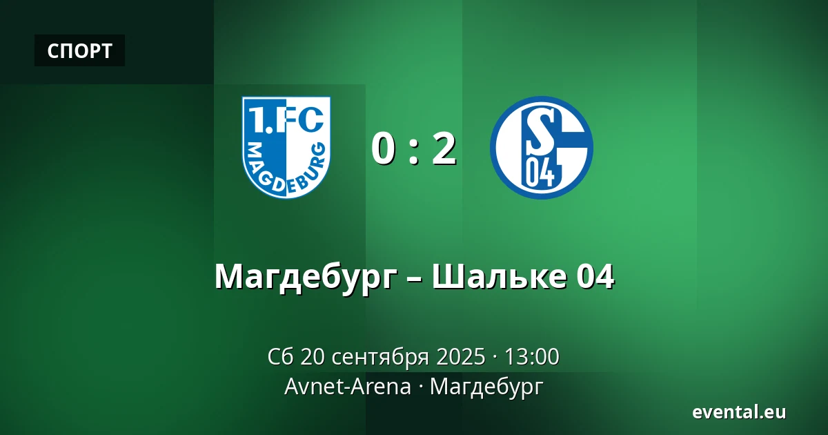 Магдебург – Шальке 04 — Avnet-Arena, Магдебург